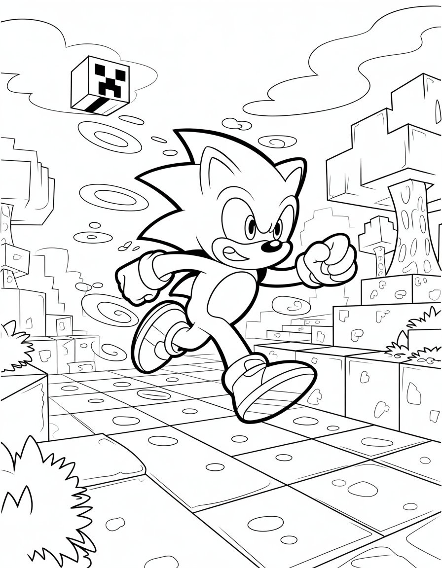Sonic and Minecraft